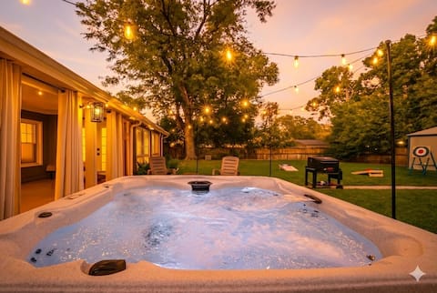 Ultimate Denver Getaway: Hot Tub, Fire Pit & Games