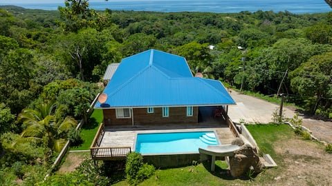 Quiet, Spacious, Ocean-View Home with private pool