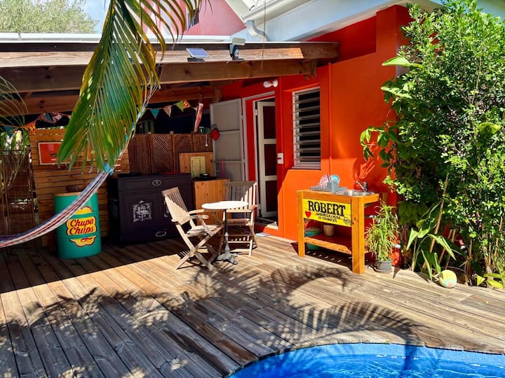 Studio Cosy Avec Piscine Au Centre-ville. - Saint-Denis