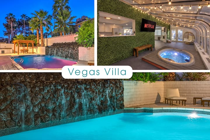 Vegas Strip Luxury Pool Villa, Jacuzzi, Pool Table