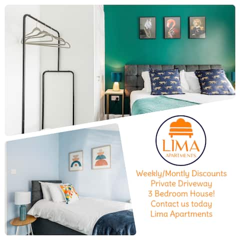 25%OffLongStays|4beds|Driveway|House