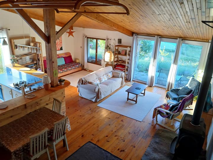 Loft Lumineux Au Coeur De L'aude Vue Montagnes - Rennes-les-Bains
