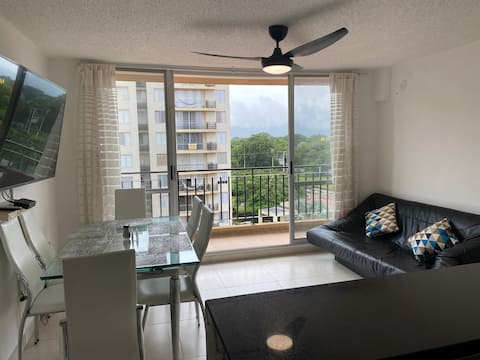 Successful Airbnb property: Comfortable family-friendly apartment in Ricaurte with 2 bedrooms, Wi-Fi and broadband in Ricaurte