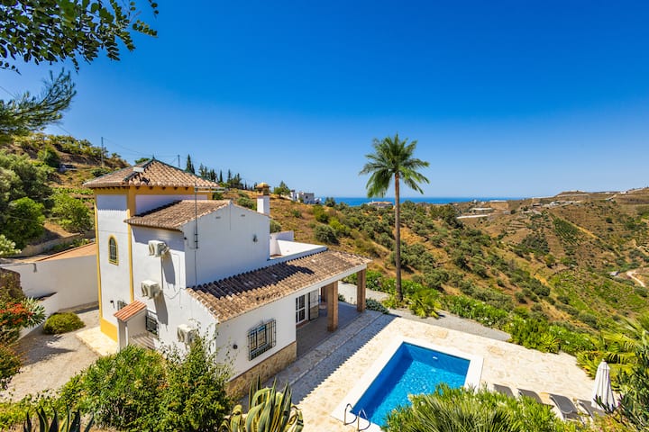 Beautiful Villa, 12 Min To The Sea, Amazing View - Torrox