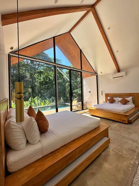 Tropical luxury glass villa in Batangas