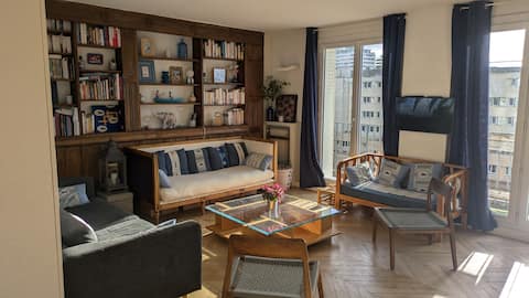 Duplex familial standing 133m² 5ch + Paris
