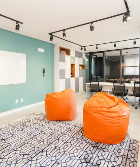 Top Airbnb: Studio Style and Comfort in Curitiba