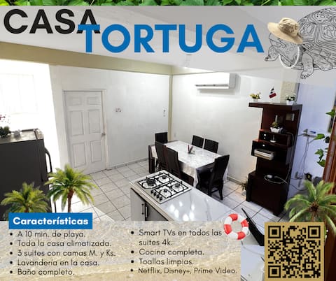 Casa Tortuga - Excellent Location - Close to Beach