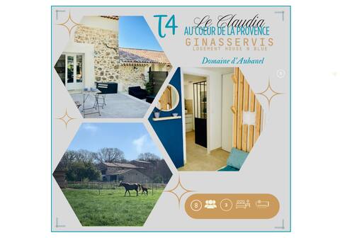 Charming 4 bedroom in the heart of Provence "le Claudia"