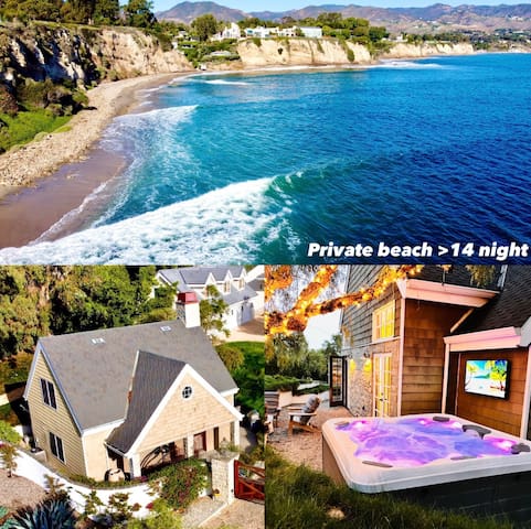Cozy Malibu Point Dume Golf Cart to beach. Jacuzzi
