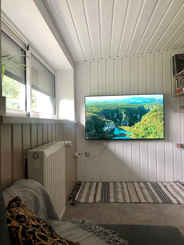 ufikiaji usio na kikomo wa Netflix, Disney+, Molotov extra na Amazon Prime Video. 
Televisheni mahiri pia hukuruhusu kuunganisha kwenye akaunti zako mwenyewe zinazotiririka (YouTube, Spotify, Canal+, n.k.). 