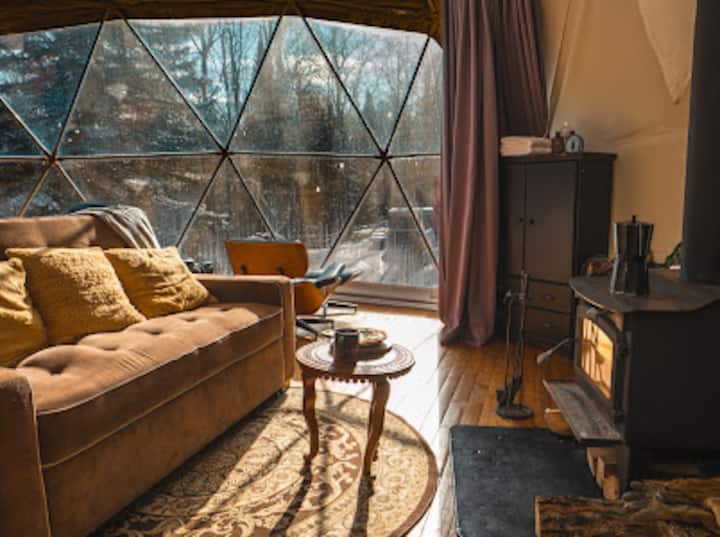 Natural Spa: Dome, Pool, Hot Tub, Sauna & Trails - Algonquin Provincial Park