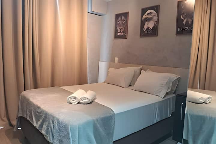 2 Camas, Garagem, Academia E A/c - Liberdade