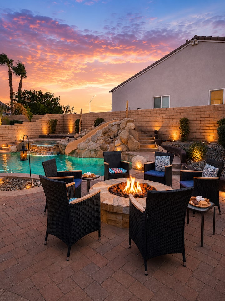 Mirage Of The Desert Pool, Spa N Bbq - 科切拉