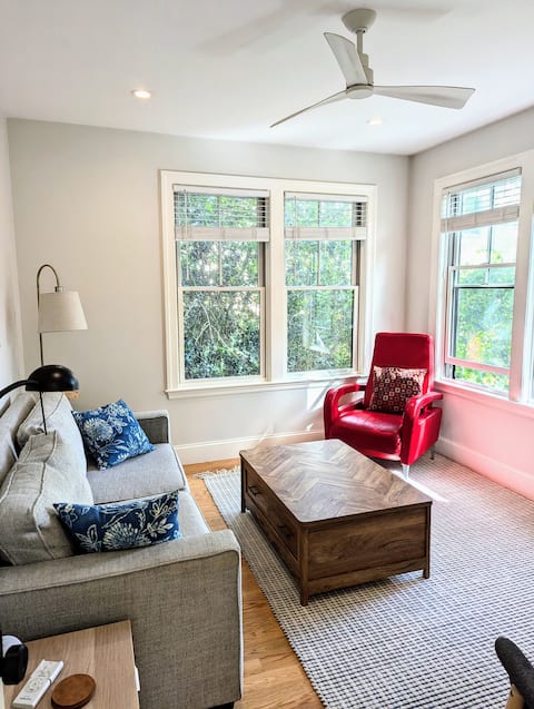 Top performing Airbnb: Peaceful Garden Apartment in Boston