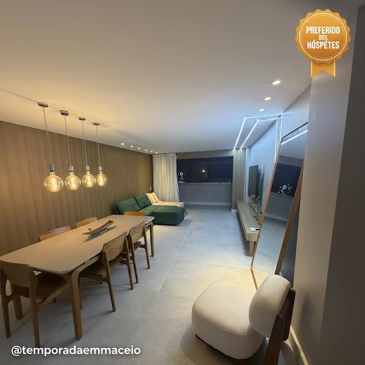 Apt 4 Qts, 3 Suítes, Vista Mar, Pta Verde, Maceio - Maceió