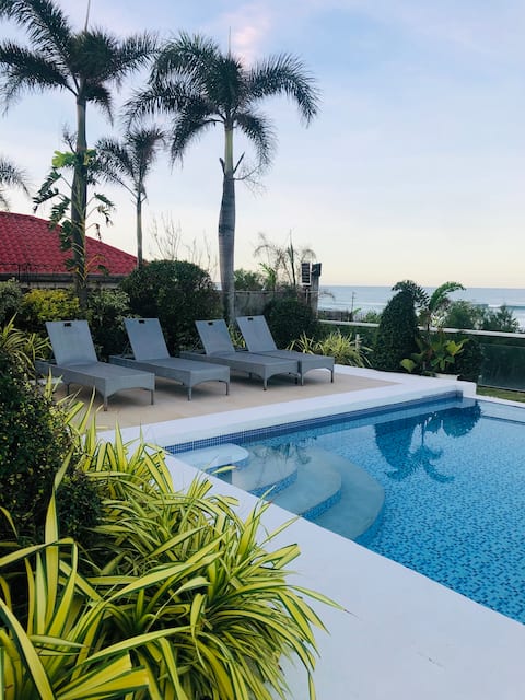 6BR Zambales Stay | Beachfront, Pool & WiFi