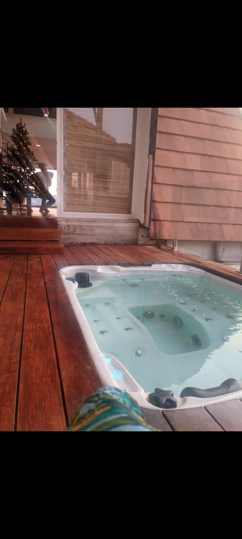 A penthouse apartment with
a great view