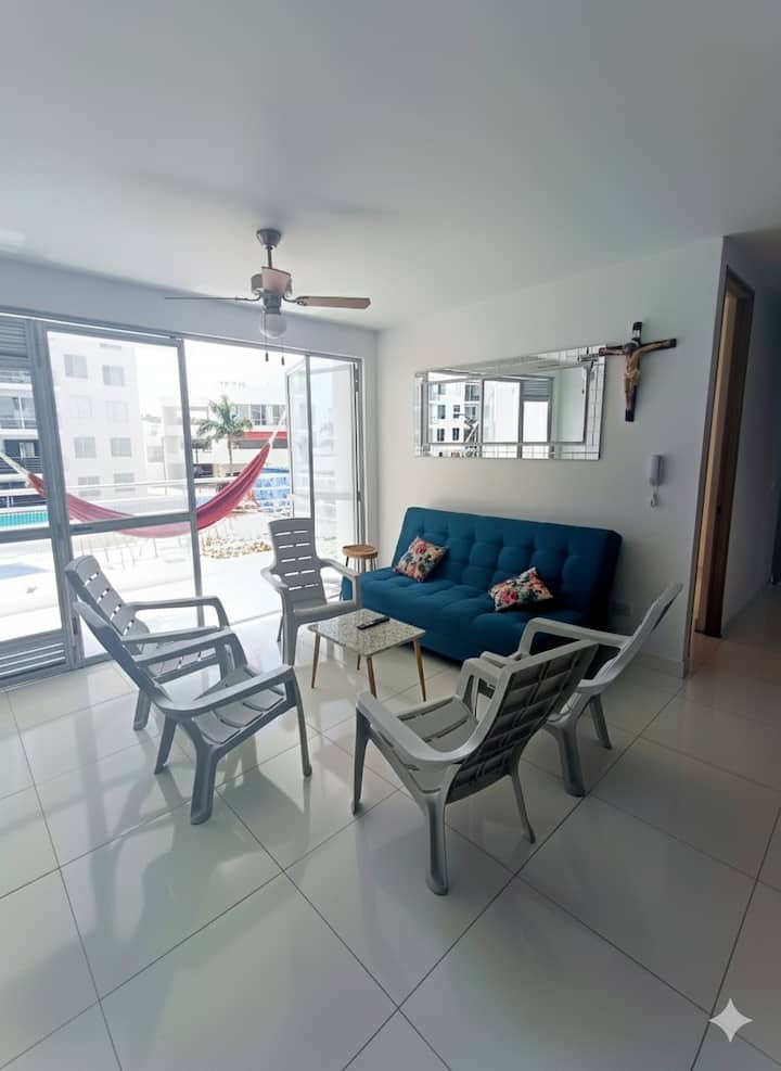 Apartamento Fresco Conjunto Cerrado, Seguro Amplio - Flandes