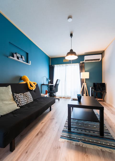 2F/5 people/2DK/Island tour/Art & Udon tour/Free parking/Free WiFi/Long-term stays OK