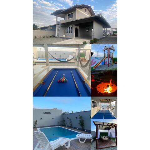 Sobrado with pool and table of Sinuca and field voley