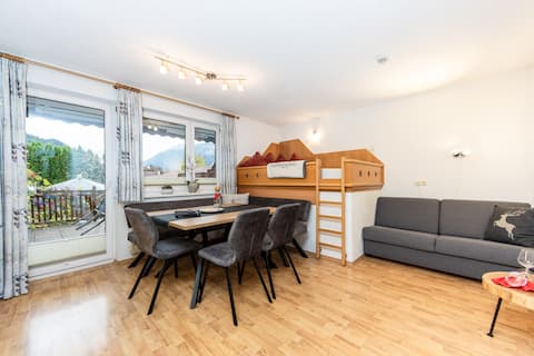 Gartenapartment Almrose, 65m², 4-6 Pers. Terrasse