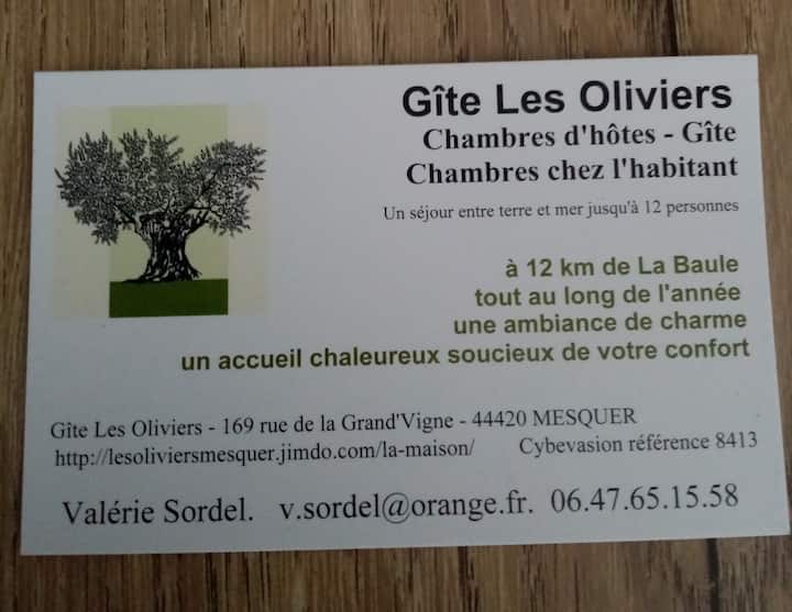 Gîte Les Oliviers- 12 P - 7 Ch - 1.2 Km Mer - Piriac-sur-Mer