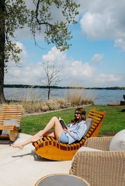 Cozy Lakefront home on beautiful Bass Lake, IN