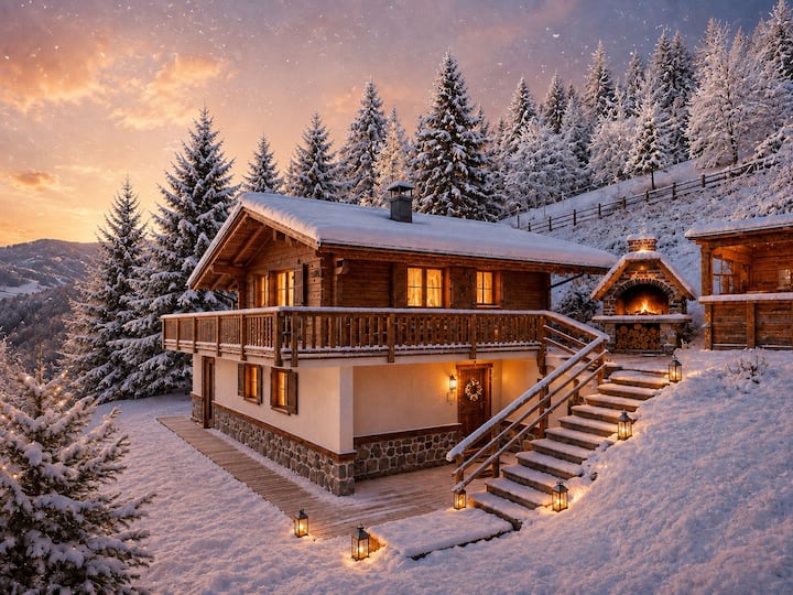 Chalet Koliba - Forêt, Rivière, Feu De Bois & Ski - La Bresse