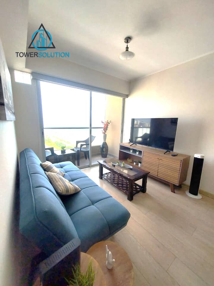 *T / Suit 1b1d Mar Azul Remodelado Centrico - Lima