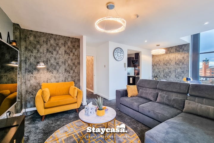 Luxury Deansgate Apt Canal View & Free Parking - Manchester