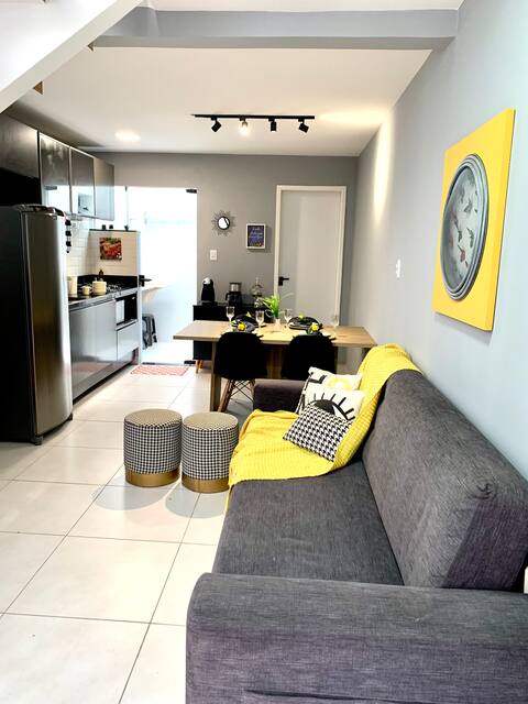 Loft 01 Charming Nova Madrid no Sim