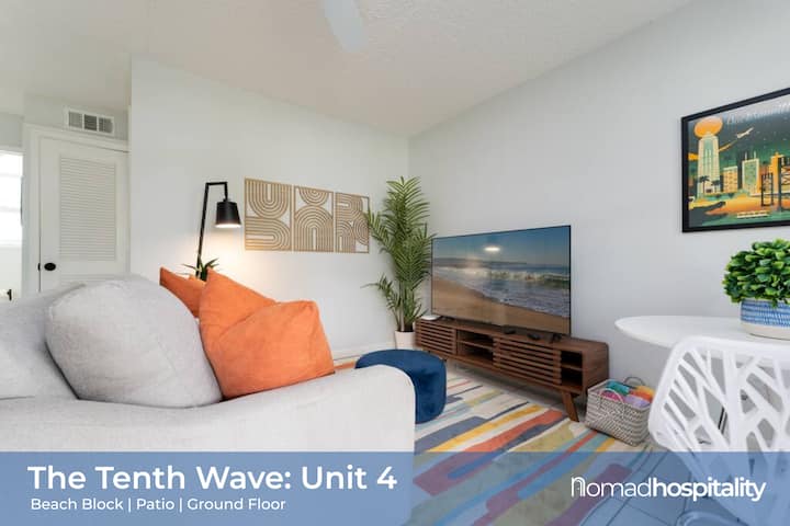 Be A Nomad | 100 Yards To Beach | 1br Apt - Atlantic Beach, FL