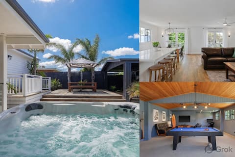 Endless Summer, Outdoor Spa Jacuzzi, Games room