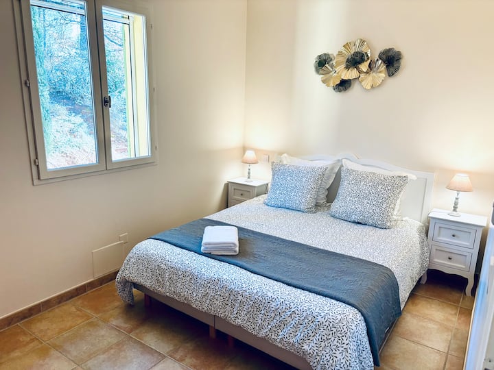 Chambre 2 , lit 160 x 200 , climatisation.