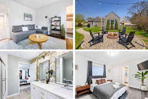 Stylish, Cute & Homey Livonia Getaway