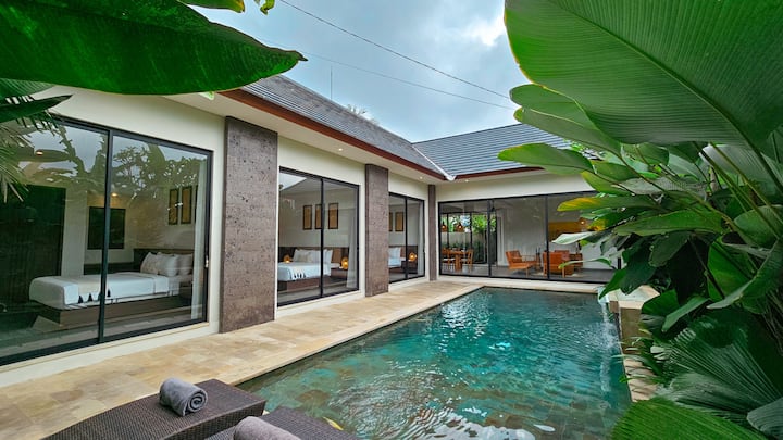 Angelique 3br Modern Hideaway Near Ubud Center - Ubud