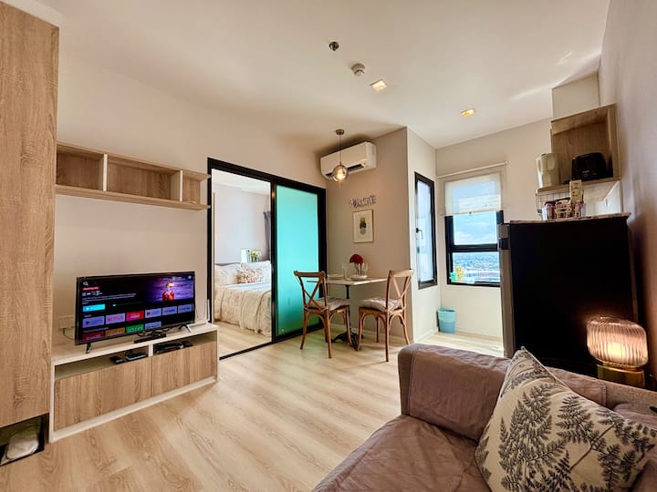 1br High Floor Pool&gym Free Pick-up Cleaning - Chiang Mai