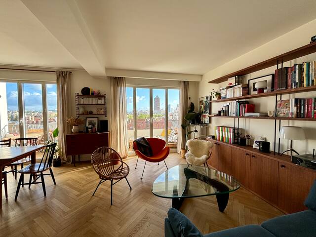 Appartement familial avec vue panoramique sur Lyon