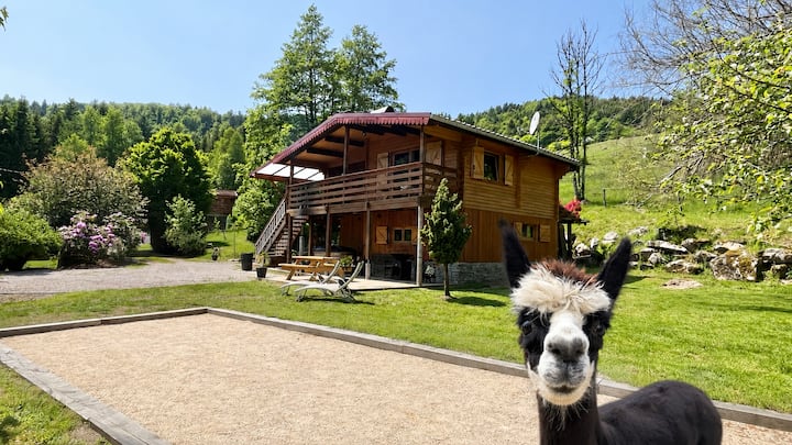 "L'Escapade" Chalet, Nordic Bath, Alpacas
