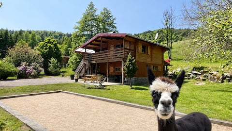 "L'Escapade" Chalet, Nordic Bath, Alpacas