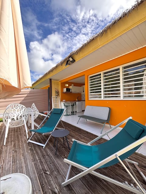 Agathe Bungalow - Relaxation and Beach 2 minutes away