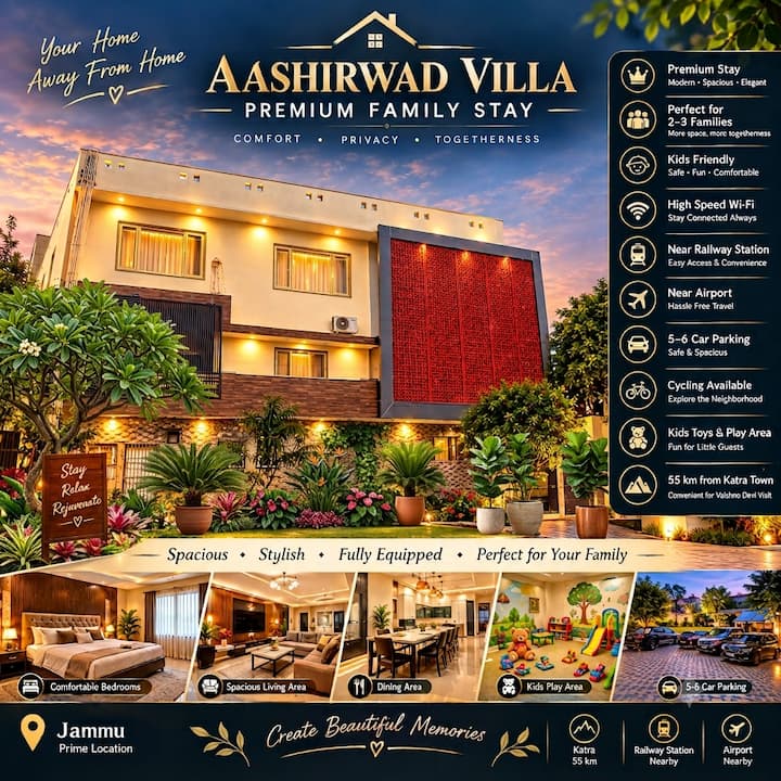 Aashirwad,4BHK, home and kitchen, kids play zone.