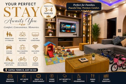 Aashirwad,4 BHK home and kitchen, kids play zone.