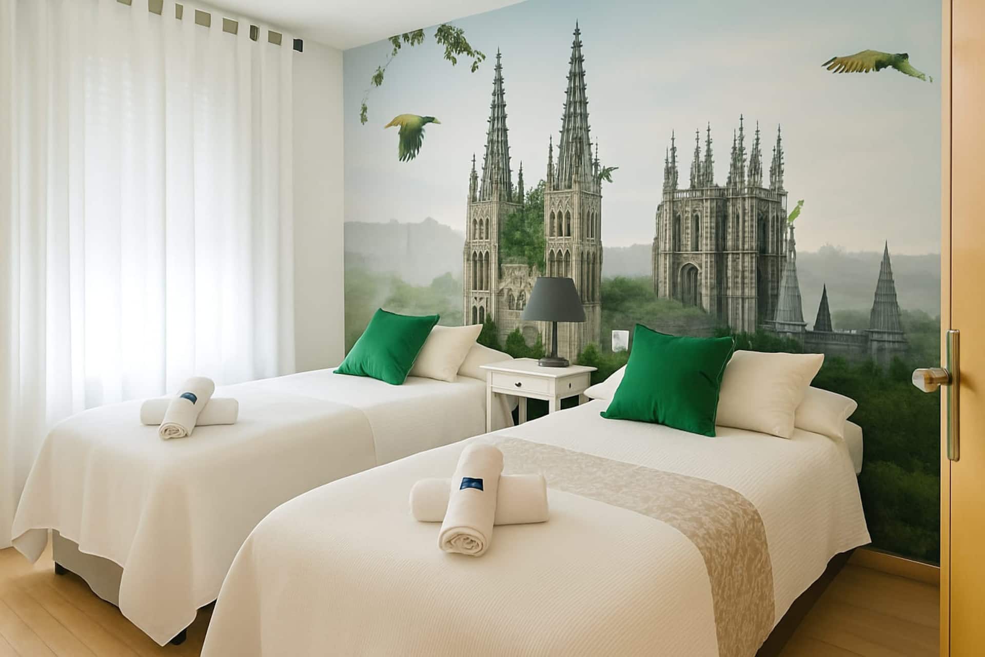 Residence for 4 to 10 people in Burgos + WIFI + Parking