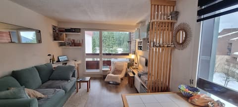 Top Airbnb: Cozy ski-in/out apartment à Corrençon En Vercors