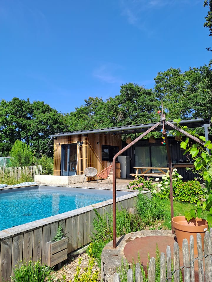 Séjour En Conteneur Avec Piscine, En Campagne - Loire-Atlantique