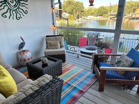 Tropical Lakefront with Dock