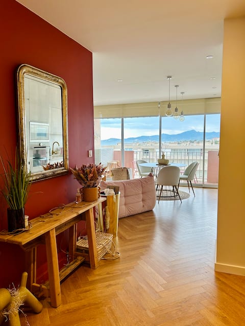 Top Airbnb: Beautiful 2-room with sea view/air conditioning/parking in Saint Cyprien