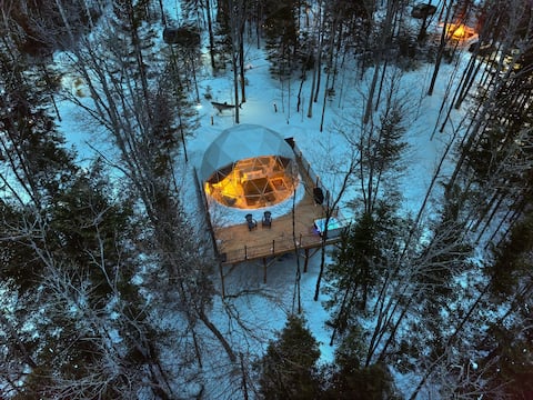 Ocean Dome with Hot Tub